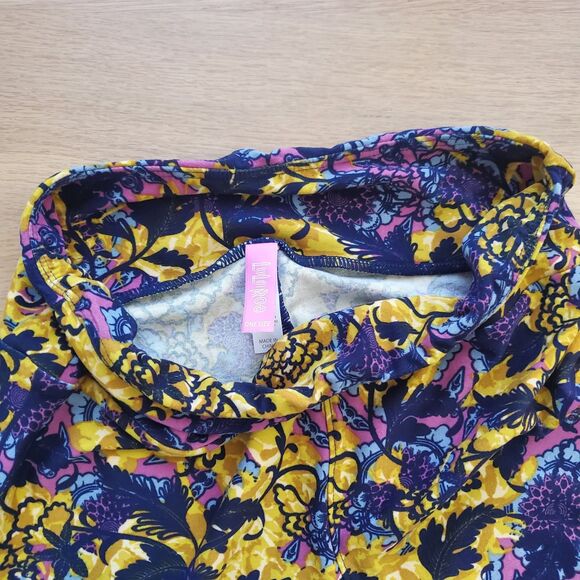 NEW LuLaRoe Purple Floral Leggings - Picture 5 of 9